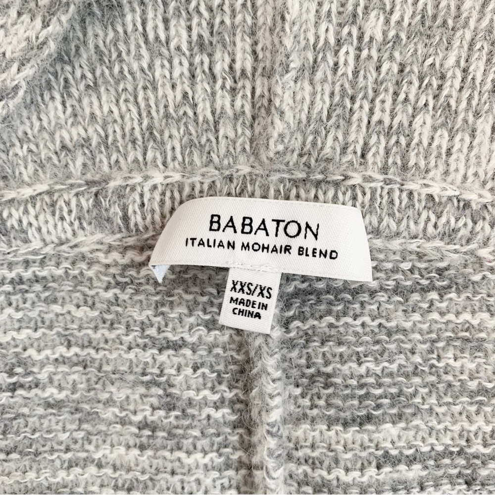 Aritzia Babaton Cocoon Javier Sweater Cardigan Grey Size XXS/XS - Picture 9 of 10